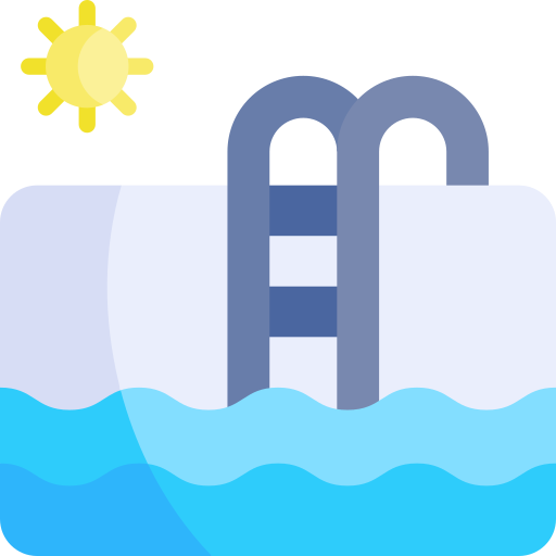 Swimming pool Kawaii Flat icon