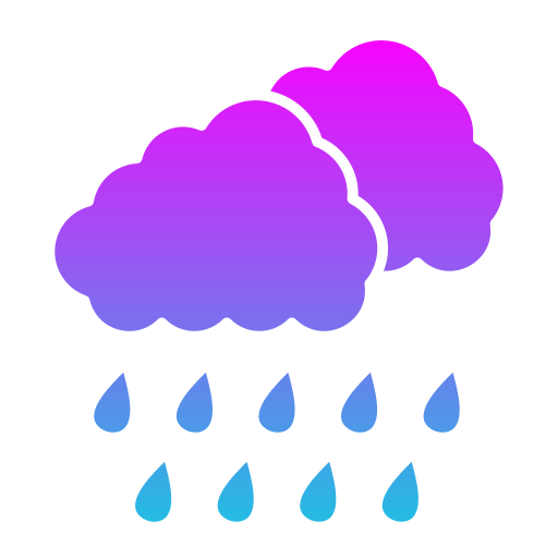 día lluvioso Generic Flat Gradient icono
