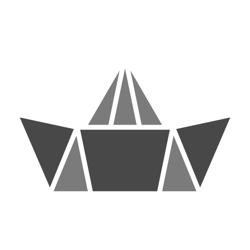 papierowa łódka Generic Grey ikona