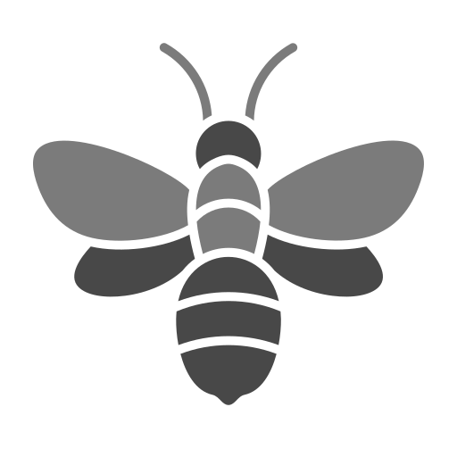 Bee Generic Grey icon