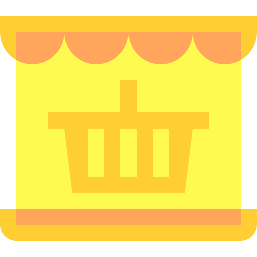 Online shop Basic Sheer Flat icon