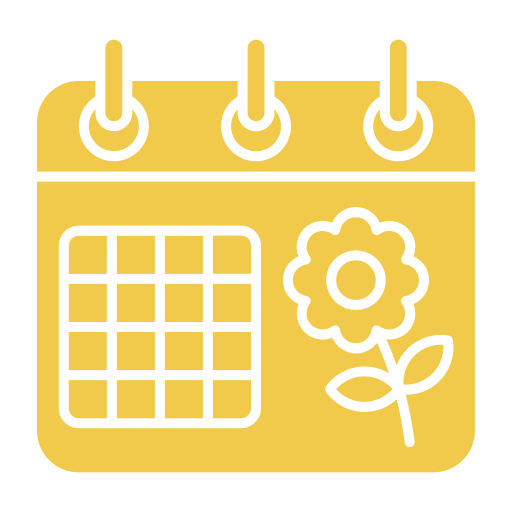 kalendarz wiosenny Generic Flat ikona