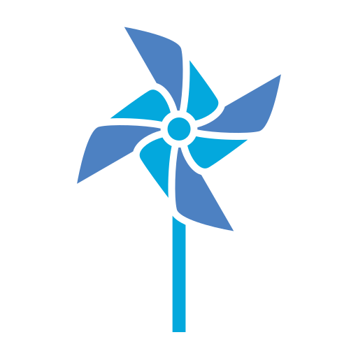 Pinwheel Generic Blue icon