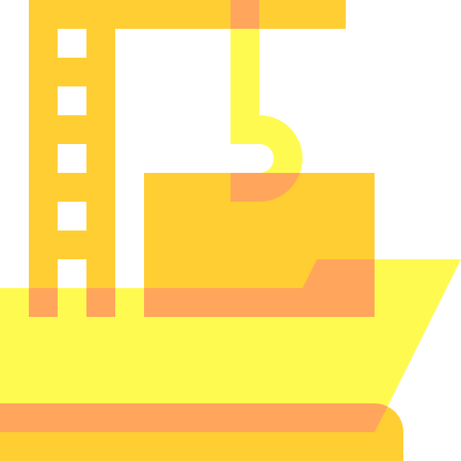 Cargo ship Basic Sheer Flat icon