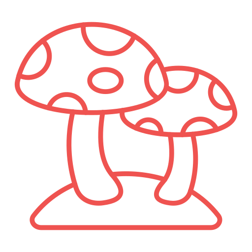Mushroom Generic Simple Colors icon