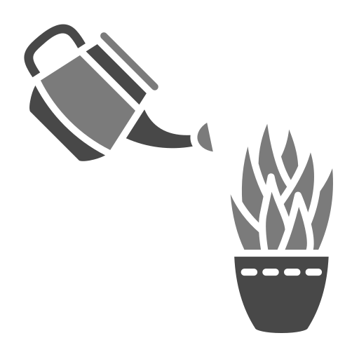 Watering Plants Generic Grey icon