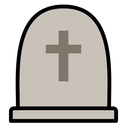 墓石 Generic Outline Color icon