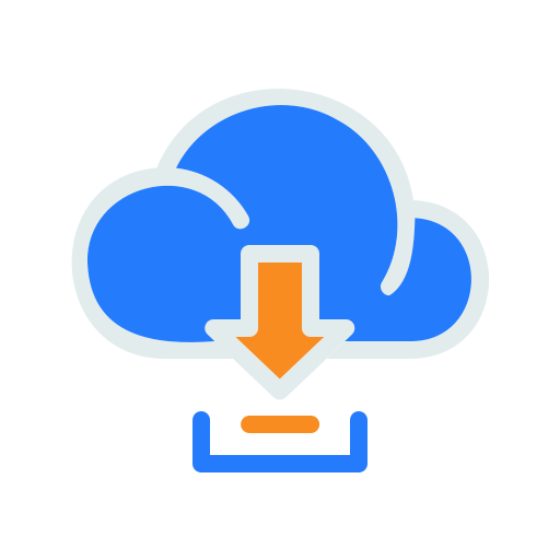Cloud Download Generic Flat icon