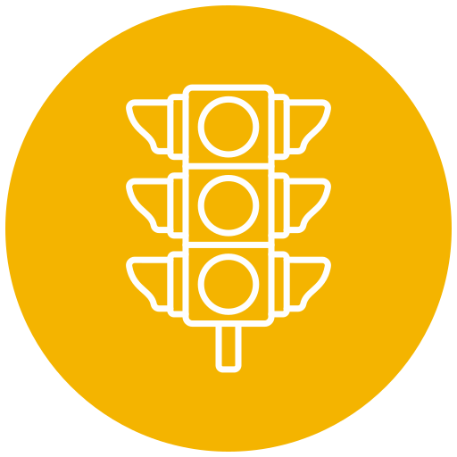 semáforo Generic Flat icono