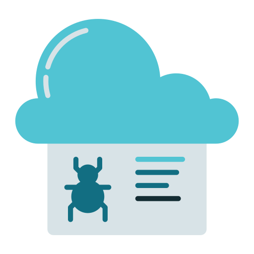 Cloud Computing Generic Blue icon