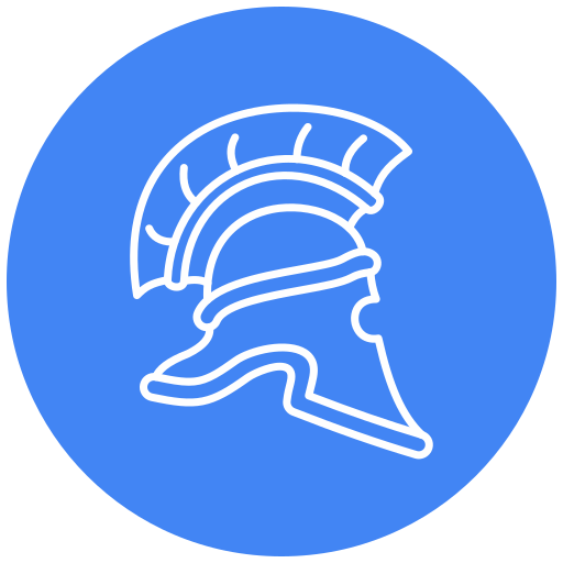 romeinse helm Generic Flat icoon