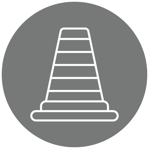 stożek ruchu Generic Flat ikona