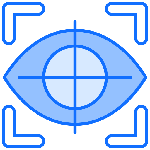 Śledzenie wzroku Generic Blue ikona