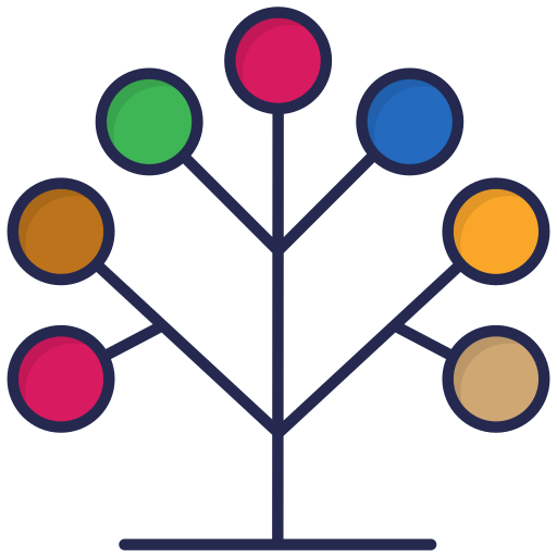 Taxonomia Generic Outline Color icono