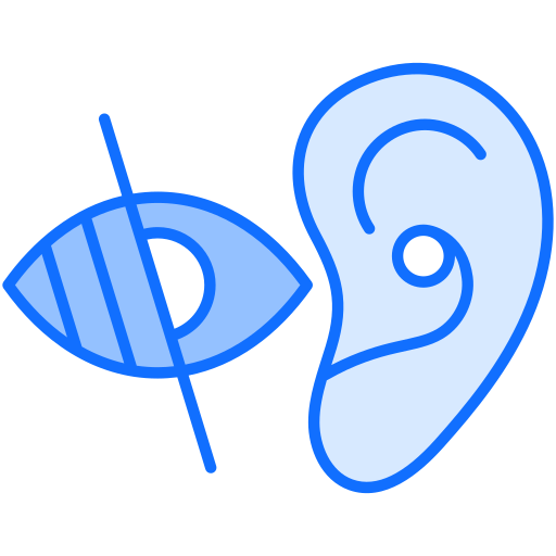 접근성 Generic Blue icon