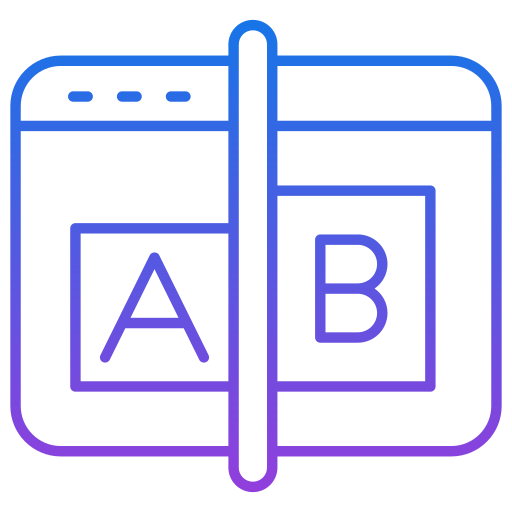 Ab testing Generic Gradient icon