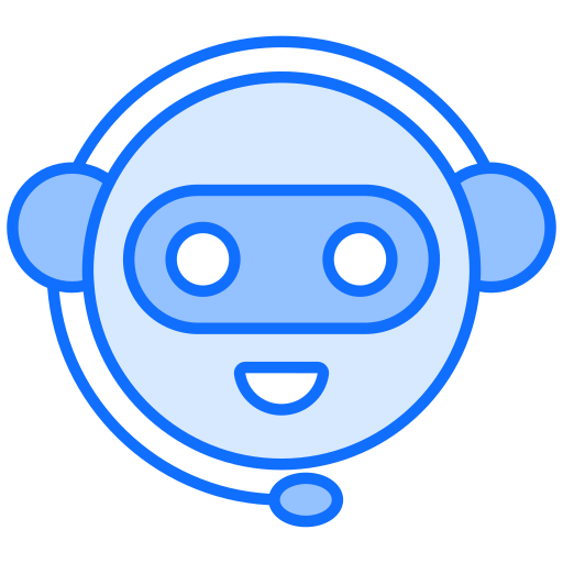 chat bot Generic Blue иконка