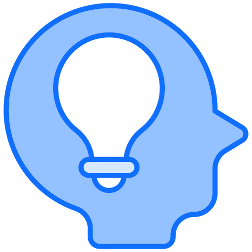 デザイン思考 Generic Blue icon