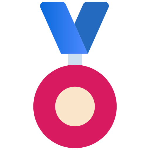 médaille Generic Flat Gradient Icône