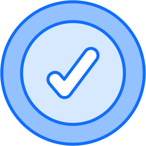 aprobado Generic Blue icono