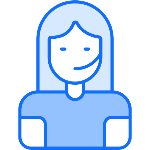 サポート Generic Blue icon