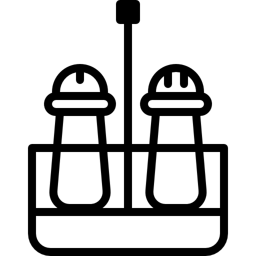 sal y pimienta xnimrodx Lineal icono
