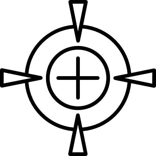 crosshair Good Ware Lineal Ícone