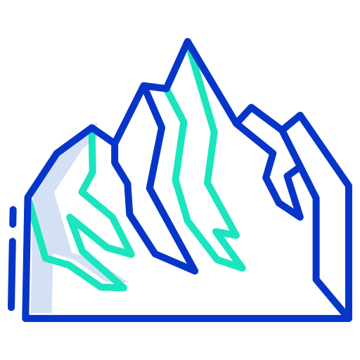 montaña Generic color outline icono