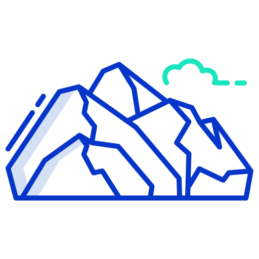 montanha Generic color outline Ícone