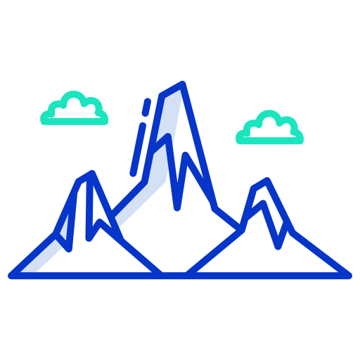 montagne Generic color outline Icône