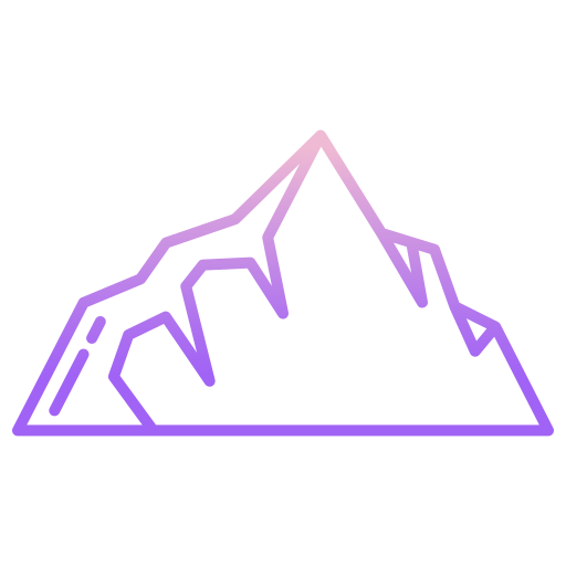 montanha Generic gradient outline Ícone