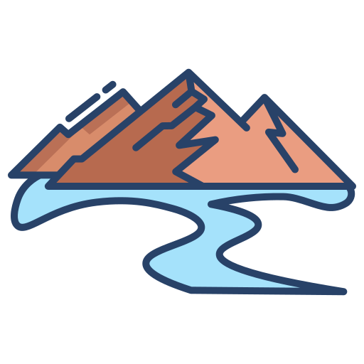 montaña Generic color outline icono