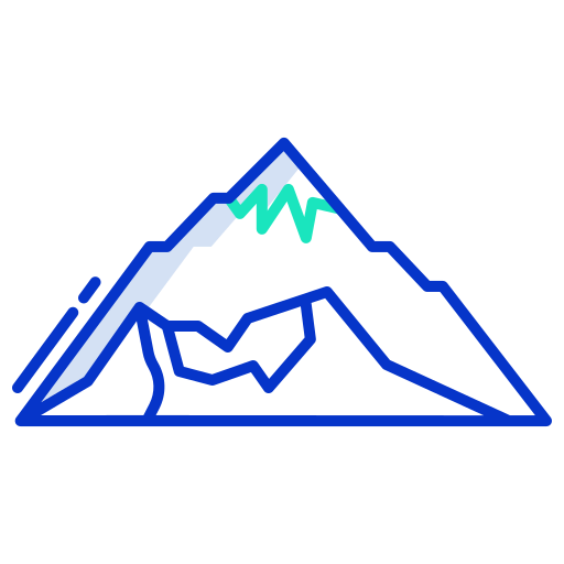 montaña Generic color outline icono