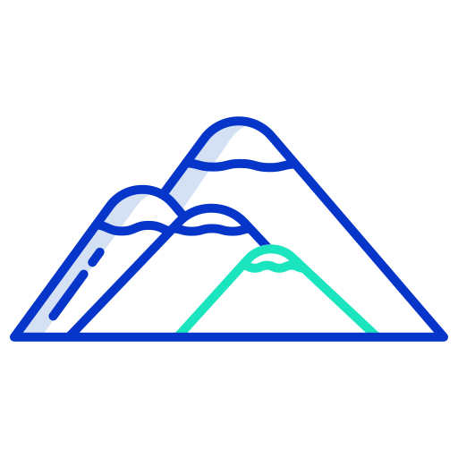 montaña Generic color outline icono