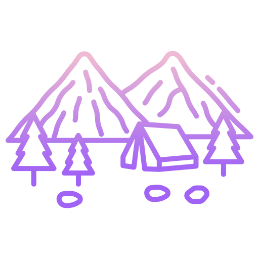 Mountain Generic gradient outline icon