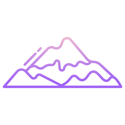 montagne Generic gradient outline Icône