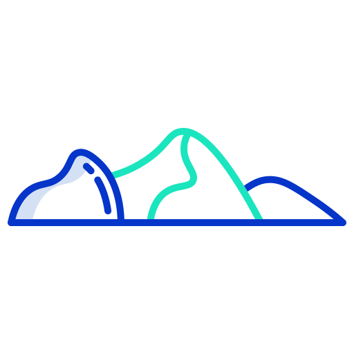 Mountain Generic color outline icon