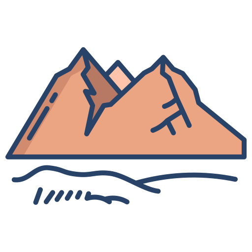 Mountain Generic color outline icon