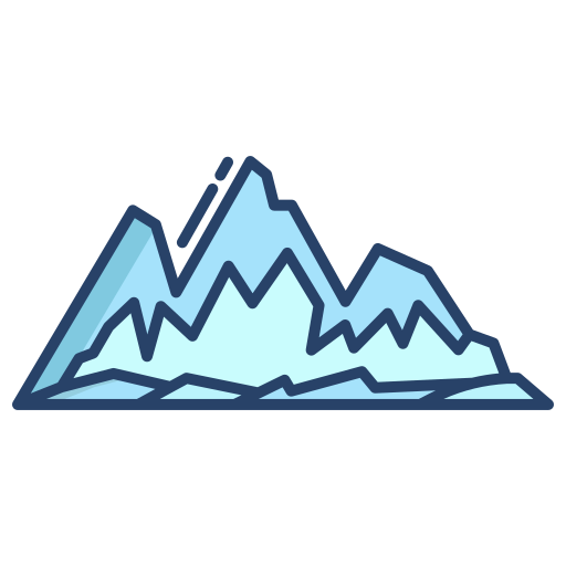 montagna Generic color outline icona