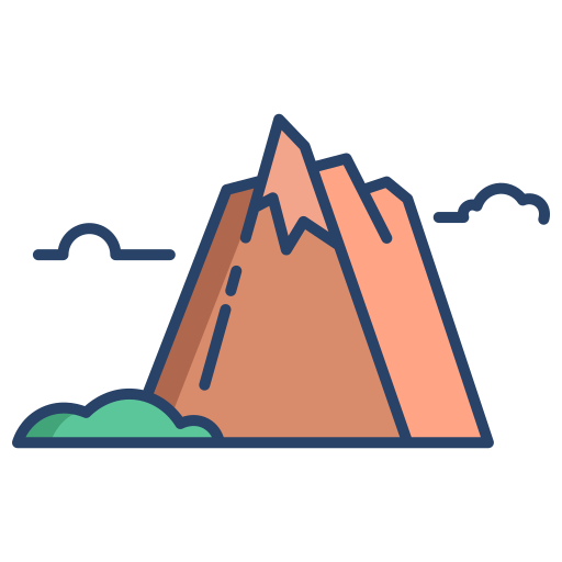 山 Generic color outline icon