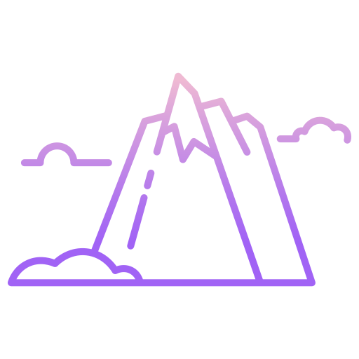 montanha Generic gradient outline Ícone