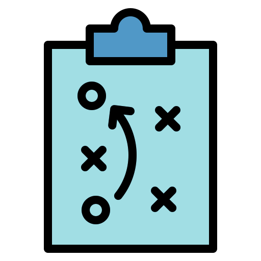 Strategy Generic Outline Color icon