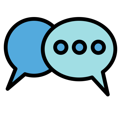 chat Generic Outline Color icono