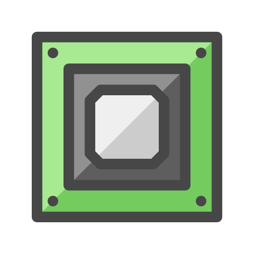 Chipset Generic Outline Color icon