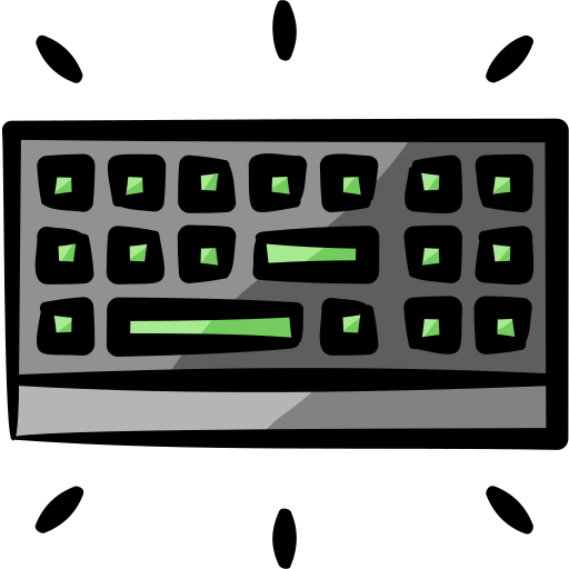 Keyboard Generic Hand Drawn Color icon