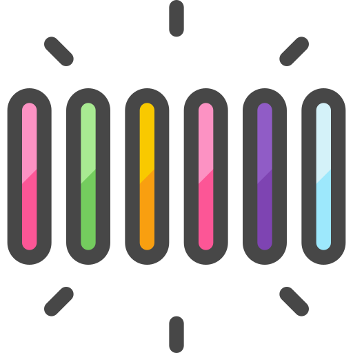 rgb Generic Outline Color icono