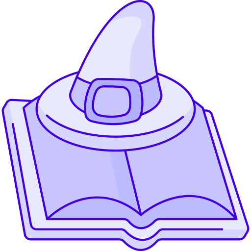 Spell book Generic Thin Outline Color icon