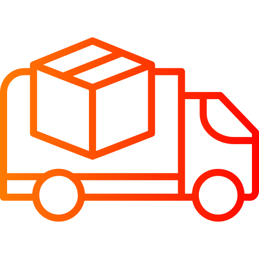 camion de livraison Generic Gradient Icône