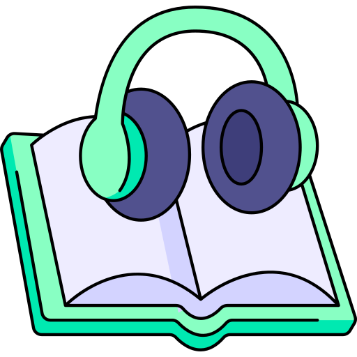 Audio book Generic Thin Outline Color icon