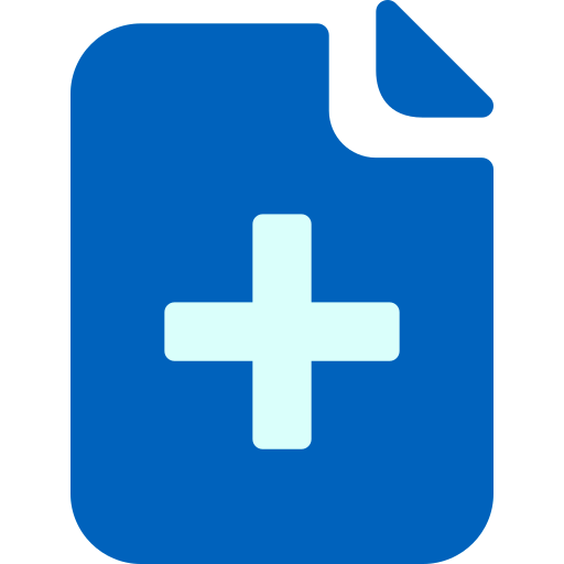 파일 추가 Generic Blue icon